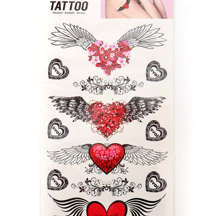 Di Bartelomeo Tattoo Hartjes Met Vleugels