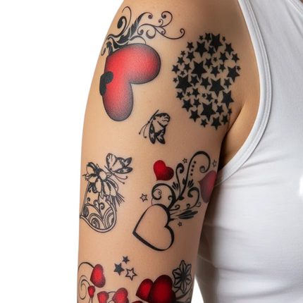 Di Bartelomeo Tattoo Hartjes Mix