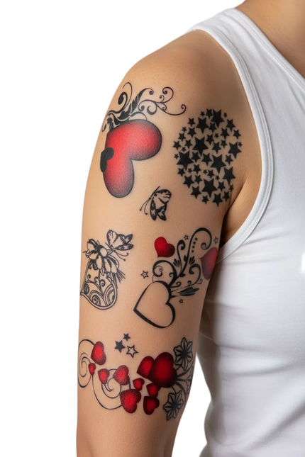 Di Bartelomeo Tattoo Hartjes Mix