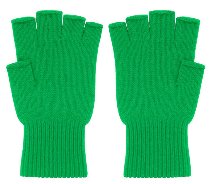 Di Bartelomeo Vingerloze Handschoenen Groen