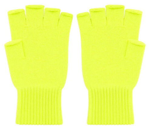 Di Bartelomeo Vingerloze Handschoenen Neon Geel