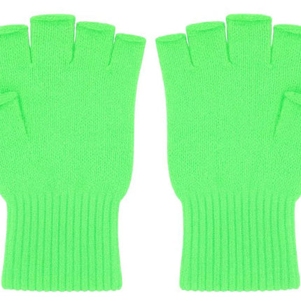 Di Bartelomeo Vingerloze Handschoenen Neon Groen