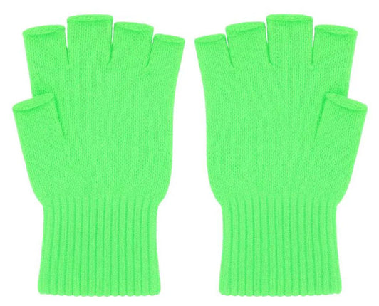 Di Bartelomeo Vingerloze Handschoenen Neon Groen