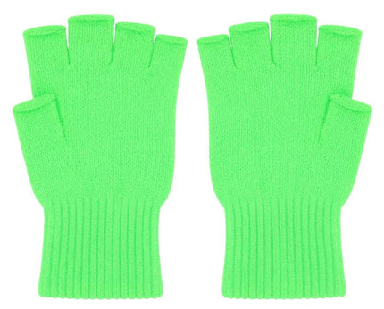 Di Bartelomeo Vingerloze Handschoenen Neon Groen