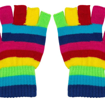 Di Bartelomeo Vingerloze Handschoenen Regenboog