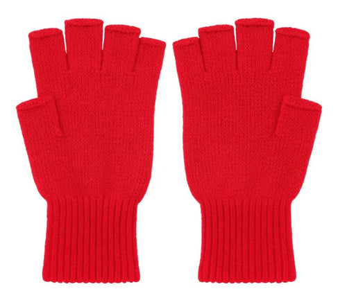 Di Bartelomeo Vingerloze Handschoenen Rood