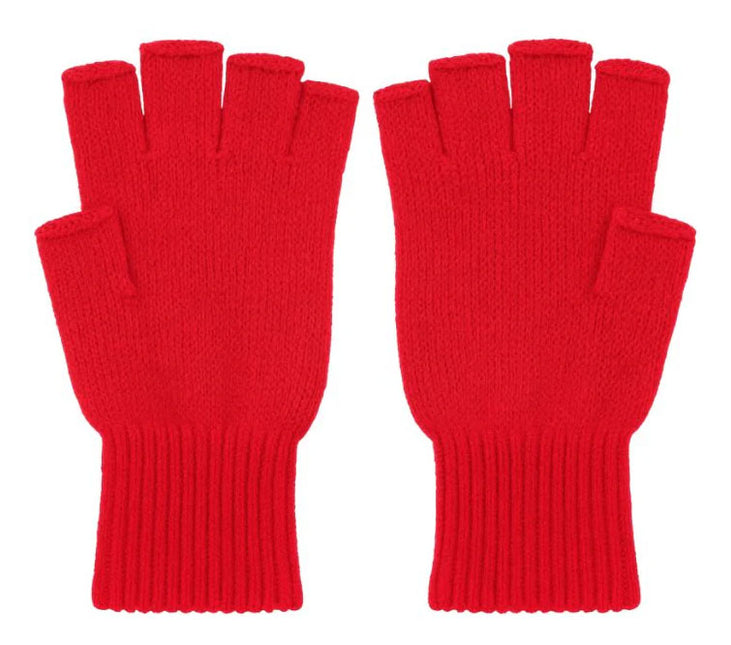 Di Bartelomeo Vingerloze Handschoenen Rood