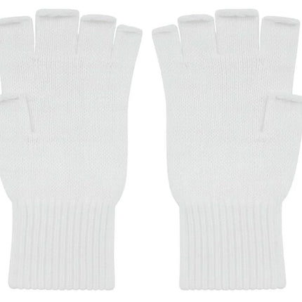 Di Bartelomeo Vingerloze Handschoenen Wit