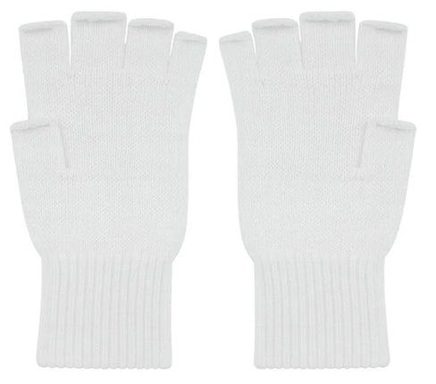 Di Bartelomeo Vingerloze Handschoenen Wit