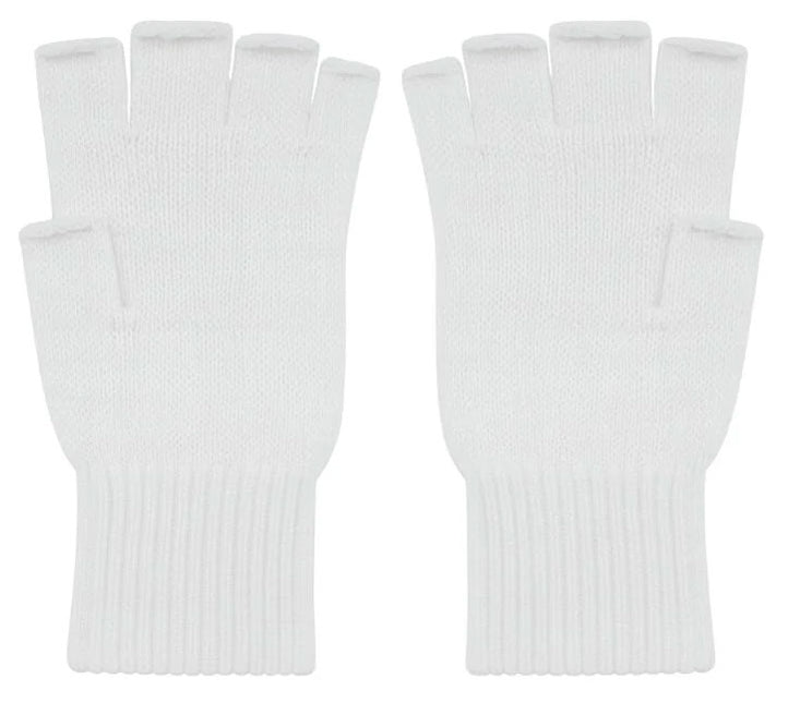 Di Bartelomeo Vingerloze Handschoenen Wit