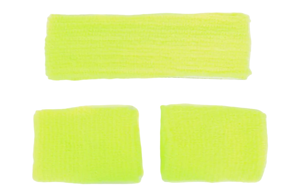Di Bartelomeo Zweetbandjes Neon Geel