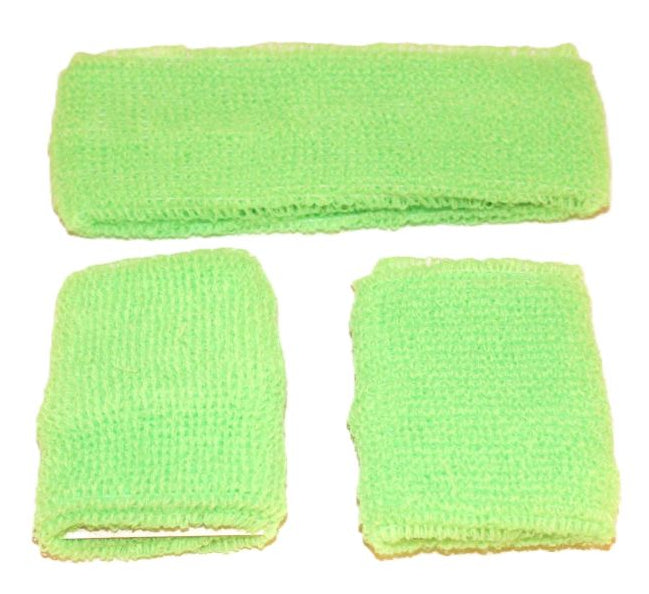 Di Bartelomeo Zweetbandjes Neon Groen
