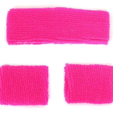 Di Bartelomeo Zweetbandjes Neon Roze