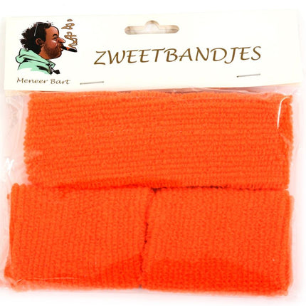Di Bartelomeo Zweetbandjes Oranje