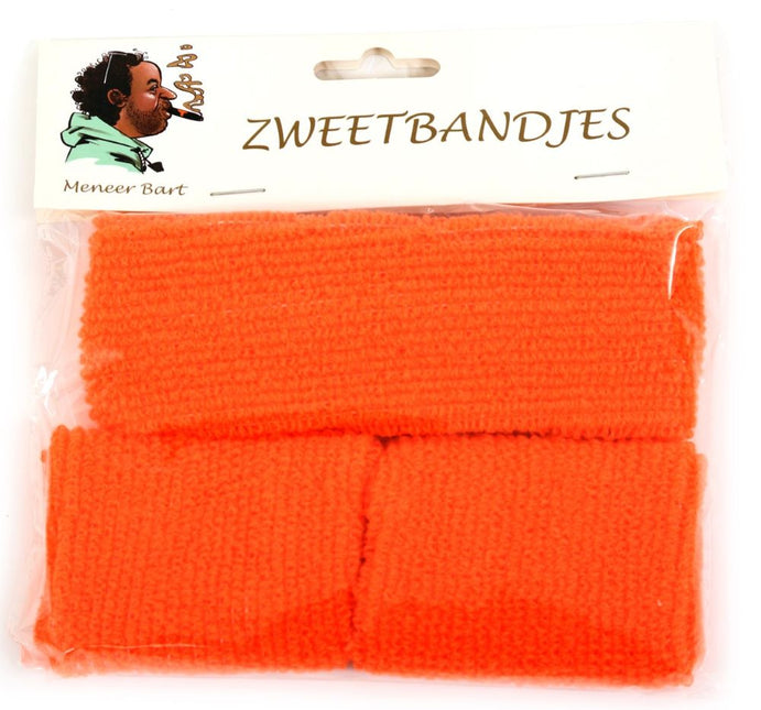 Di Bartelomeo Zweetbandjes Oranje