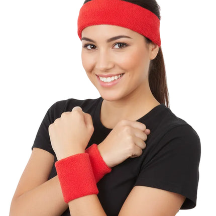 Di Bartelomeo Zweetbandjes Rood