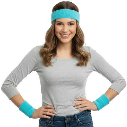 Di Bartelomeo Zweetbandjes Turquoise