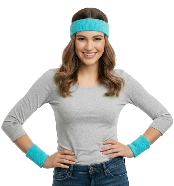 Di Bartelomeo Zweetbandjes Turquoise