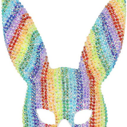 Fever Fever Deluxe Regenboog Jewel Bunny Masker