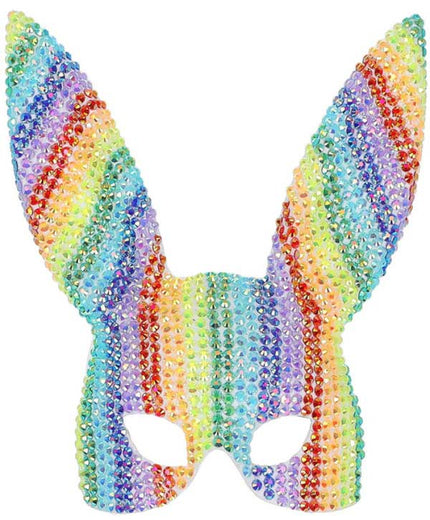 Fever Fever Deluxe Regenboog Jewel Bunny Masker