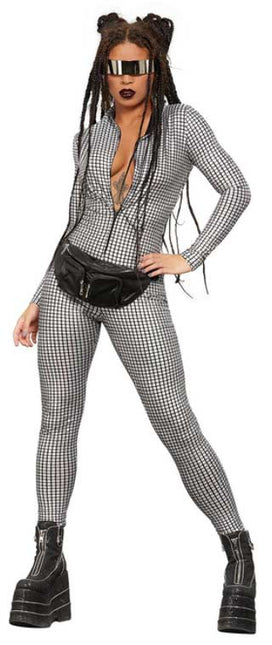 Fever Fever Disco Holographic Catsuit