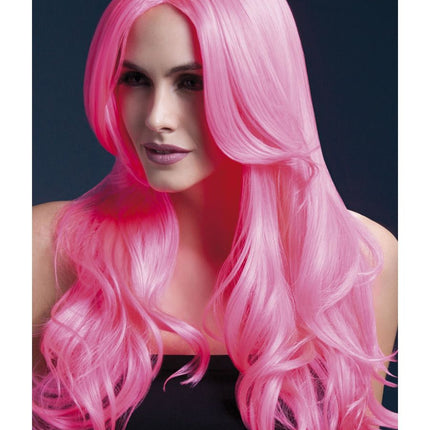 Fever Fever Khloe Pruik Neon Roze