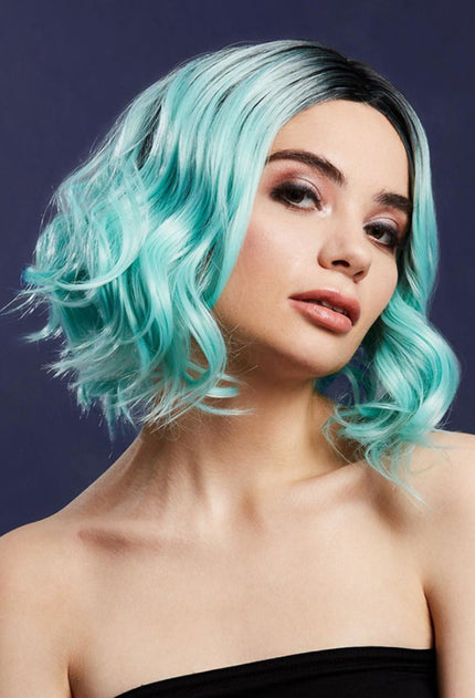 Fever Fever Kourtney Pruik Two Toned Blend Pepermunt