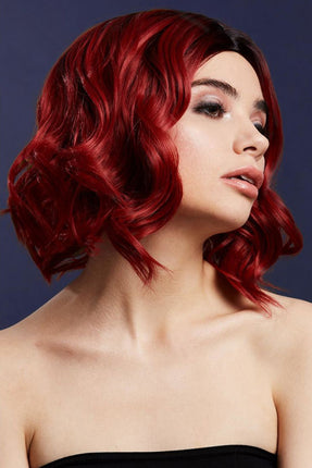 Fever Fever Kourtney Pruik Two Toned Blend Ruby Rood