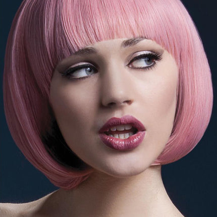 Fever Fever Mia Pruik Pastel roze