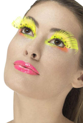 Fever Fever Wimpers Neon Geel met stippen