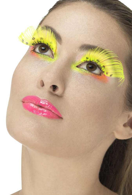 Fever Fever Wimpers Neon Geel met stippen