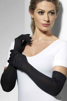 Fever Handschoenen Lang Zwart