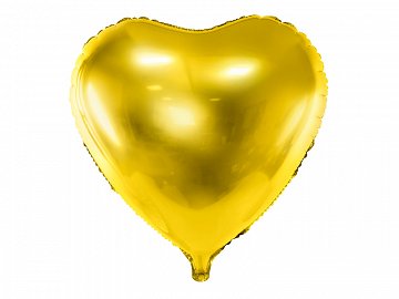 Folat Folieballon Hart Goud 35 cm