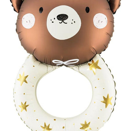 Folat Folieballon Rammelaar Beer 45 x 67 cm