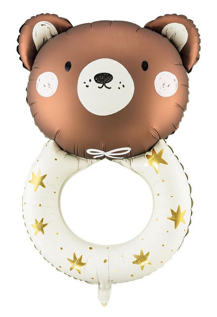 Folat Folieballon Rammelaar Beer 45 x 67 cm