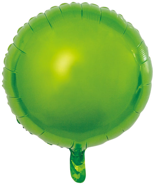 Folat Folieballon Rond Licht Groen 46 cm