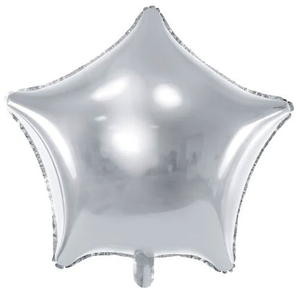 Folat Folieballon Ster Zilver 48 cm