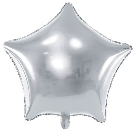 Folat Folieballon Ster Zilver 48 cm