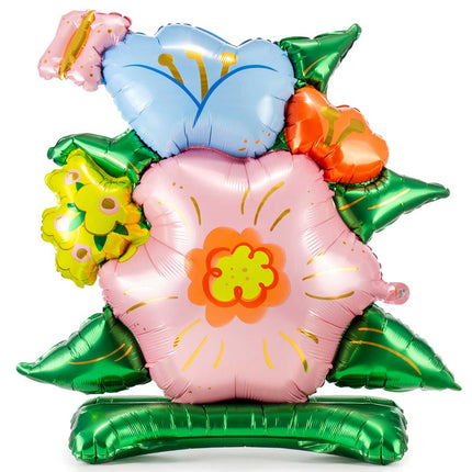 Folat Staande Folieballon Bloemen 86 x 80,5 cm