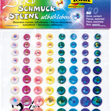 Folia Holografische sier stenen iridescent rainbow