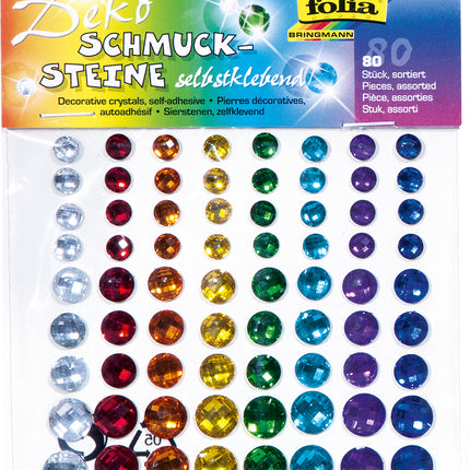 Folia Holografische sier stenen sparkling rainbow