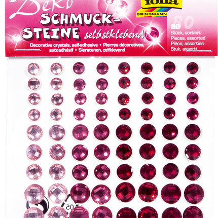 Folia Holografische sier stenen sparkling red