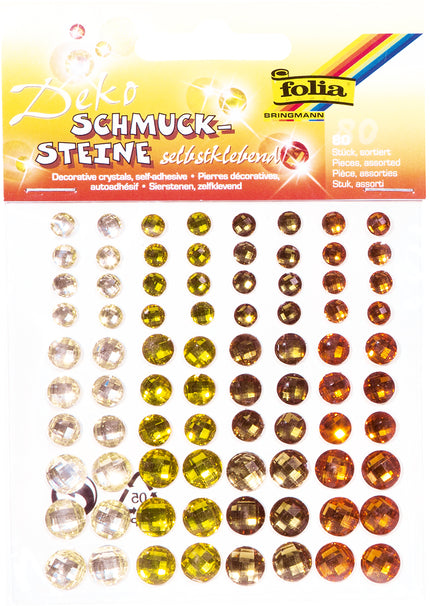 Folia Holografische sier stenen sparkling yellow