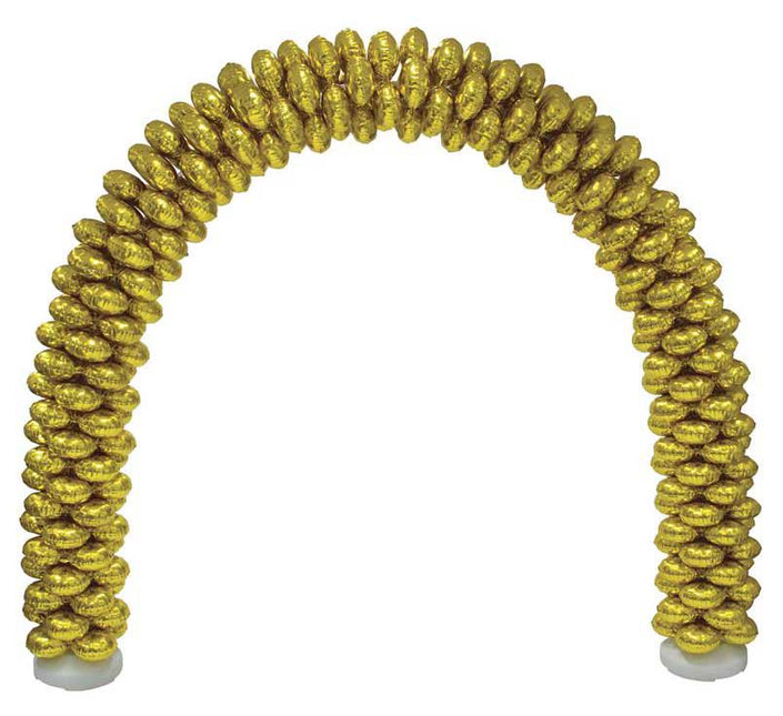 Funny Fashion Ballonnenboog Met 70 Folieballonnen Goud