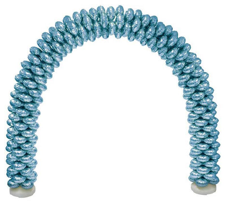 Funny Fashion Ballonnenboog Met 70 Folieballonnen Licht Blauw