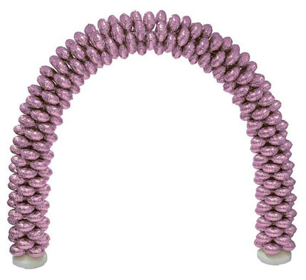 Funny Fashion Ballonnenboog Met 70 Folieballonnen Licht Roze