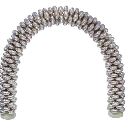 Funny Fashion Ballonnenboog Met 70 Folieballonnen Zilver