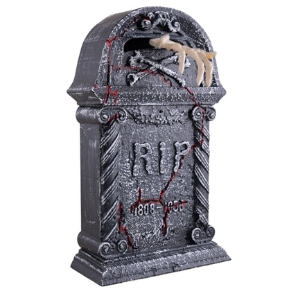 Funny Fashion Grafsteen met skelettenhand halloween prop