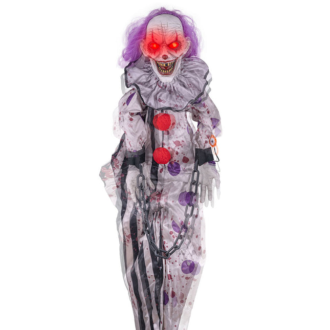Funny Fashion Hangende Schuddende Clown 150 cm