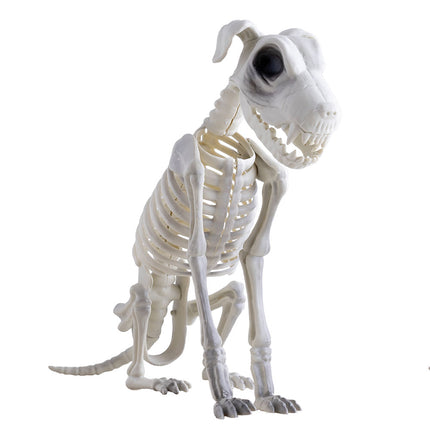 Funny Fashion Honden skelet Halloween decoratie 43 cm